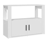 QZZCED Buffet de cuisine multifonction - 80 x 30 x 60 cm - En matériau dérivé du bois - Convient pour salon, cuisine