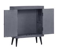 QZZCED Buffet multifonction en bois de manguier massif 60 x 30 x 76 cm pour salon, cuisine, couloir