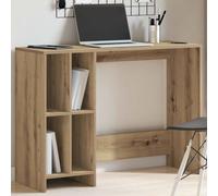 QZZCED Bureau en bois d'ingénierie chêne Artisan 102,5 x 35 x 75 cm avec grand rangement et surface lisse résistante, idéal pour bureau ou maison, design moderne et durable