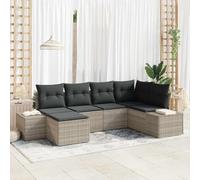 QZZCED Canapé de jardin moderne 3 places extérieur en polyrotin résistant aux UV avec coussins et pieds en plastique noir, nettoyage facile