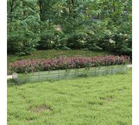 QZZCED Jardinière surélevée en métal galvanisé résistant pour plantes, légumes et herbes, design à fond ouvert pour un meilleur drainage, idéal