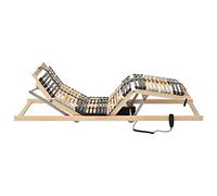 QZZCED Lit de jour - Lit d'hôtel - Lit de luxe - Sommier à lattes électrique avec 42 lattes - 7 zones - 70 x 200 cm - Pour chambre à coucher, hôtels, appartements