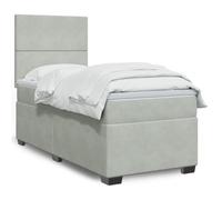 QZZCED Matelas à ressorts ensachés avec tête réglable et protège-matelas respirant, tissu en velours doux, lattes de soutien, 160 x 200 cm, idéal pour le repos et la relaxation