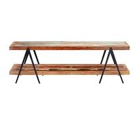 QZZCED Meuble TV - 160 x 40 x 50 cm - En bois recyclé massif - Pour salon, chambre à coucher - Appareil de divertissement