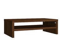 QZZCED Meuble TV - Meuble TV - Table - Support d'écran - Aspect chêne - Marron - 42 x 24 x 13 cm - Matériau du bois pour salon, chambre à coucher - Appareil de divertissement