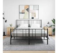 QZZCED Table de chevet moderne avec porte et étagère, meuble auxiliaire en bois d'ingénierie et pieds en métal pour chambre, grand rangement pour livres et objets, avec kit