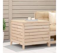 QZZCED Tabouret en bois de pin massif pour extérieur avec assise à lattes et rangement, ottoman modulaire pour jardin, terrasse ou patio, supporte 110 kg, design polyvalent comme