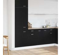 QZZCED Tiroir inférieur de l'armoire en chêne noir 40 x 46 x 81,5 cm pour cuisine moderne avec rangement large et surface durable, montage facile et entretien simple,
