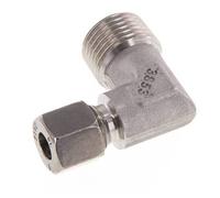 R 1/2'' mâle x 8L Raccord coudé 90° en acier inoxydable 315 Bar DIN 2353