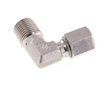 R 1/4'' mâle x 6L Raccord coudé 90° en acier inoxydable 315 Bar DIN 2353