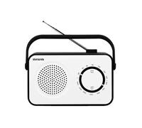 R-190BW Radio portative FM, AM blanc