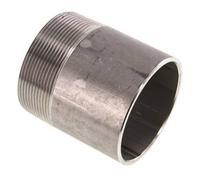 R 2 1/2'' Male x 76.1mm Raccord pour tuyau en acier inoxydable avec embout à souder 20 Bar DIN 2982 - 80mm