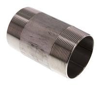 R 2 1/2'' Mamelon double pour tuyau en acier inoxydable 20 Bar DIN 2982 - 120mm