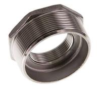 R 2 1/2'' x Rp 1 1/2'' M/F Anneau réducteur en acier inoxydable 16 Bar