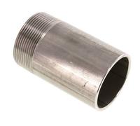 R 2'' Male x 60.3mm Raccord pour tuyau en acier inoxydable avec embout à souder 20 Bar DIN 2982 - 100mm