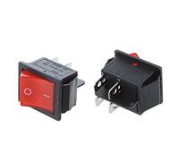 (R) 2 Pcs KCD4 DPST ON-OFF 4 broches Bateau Interrupteur A bascule 15A/20A AC 250V/125V