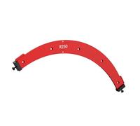 R 250 Pochoirs ronds à rayon d'angle pour le travail du bois, rayon d'angle, modèle d'itinéraire, modèles de rayon, gabarits de fraisage en d'aluminium, pour la manipulation manuelle