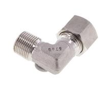 R 3/8'' mâle x 12L Raccord coudé 90° en acier inoxydable 315 Bar DIN 2353