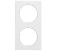 Hager r.3 cadre R3 2 éléments Blanc polaire brillant