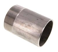 R 3'' Male x 88.9mm Raccord pour tuyau en acier inoxydable avec embout à souder 20 Bar DIN 2982 - 120mm