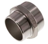 R 3'' x R 2 1/2'' Mamelon double en acier inoxydable 16 Bar