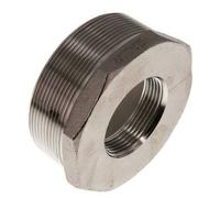 R 3'' x Rp 1 1/2'' M/F Anneau réducteur en acier inoxydable 16 Bar