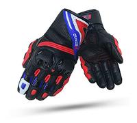R-3000 Multicolore | Gants De Compétition pour Hommes - Gants de Moto D'Été en Cuir des Haute Résistants avec Protection des Articulations Résistante Aux Chocs - Smartphone Touch - Accessoires Moto M