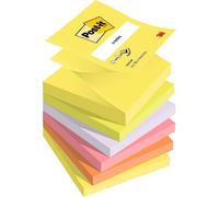 [R-330-NR] Post-it Bloc-note adhésif Z-Notes, 76 x 76 mm, 6 couleurs