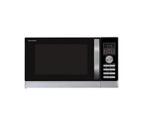 R-843INW - Four micro-ondes combiné - grill - 25 litres - 900 Watt - argent