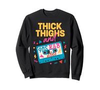 R&B Vibes Ruban adhésif rétro Amusant pour Cuisses épaisses et années 90 Sweatshirt