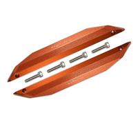 R/C Car Parts : Aluminium Chassis Side Bars For Traxxas 1/10 Maxx 4WD Monster Truck - 1Pr Set Orange