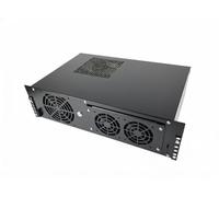 R-CASE 9 mITX RAL RACK case 19 pouces, 3U size, 2 PCI-E, 1x PSU SFX 6 x 3,5 HDD, 2 x 2,5 SSD, home lab, serveur