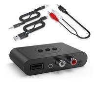 R?cepteur audio Bluetooth 5.3 NFC USB U Disk 3,5 mm AUX st?r?o musique adaptateur sans fil pour amplificateur de haut-parleur de voiture
