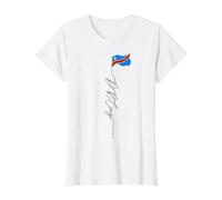 R.D. Congo, Kinshasa, Patriotique congolais T-Shirt Graphique avec Valeur
