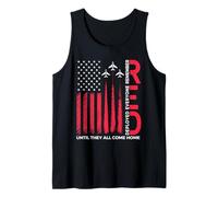 R.E.D Remember Everyone Deployed Until They All Come Home Débardeur