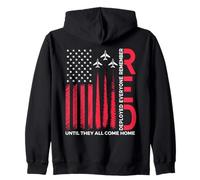 R.E.D Remember Everyone Deployed Until They All Come Home Sweat à Capuche