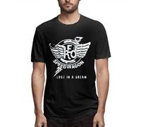 R-EO SPE-Edwago-N Men's Round Neck T-Shirt Short Sleeve Top Pure Cotton T-Shirt Pull Manches Courtes(Medium)