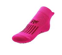 R-evenge GYM KIDS SOCK POUR GYMNASTIQUE, GYM, ASYLE, MAISON AVEC SEMELLE ANTIDÉRAPANTE ET ANTIBACTÉRIENNE (FUCHSIA, S 25-29)