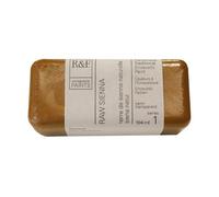 R & F 104ml (gâteau moyen) encaustique (cire, peinture) Raw Sienna (1112)