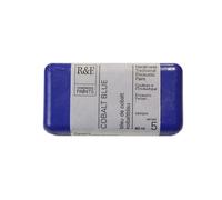 R & F : 40ml (Small Cake) : Encaustic (Wax Paint) : Cobalt Blue (1153)