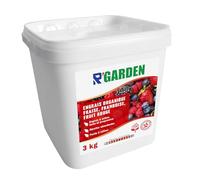 R’GARDEN - Engrais organique Fraise, Framboise & Fruit Rouge - Récoltes abondantes - Action lente et progressive - Fabriqué en France (3Kg)