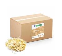 R’GARDEN Frisure de Bois Naturelle - Paillage & Calage - Fibre de Pin Non Traité - 100% Biodégradable - Protection Massifs, Pots & Objets Fragiles (4 KG)