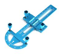 R¿¿Gle D'amortisseur En M¿¿Tal Synchroniseur De Chocs Gamme D'outils De Voiture T¿¿L¿¿Command¿¿E 12cm Pour 1/8 1/10 1/12 1/16 1/18 1/24 Voiture T¿¿L¿¿Command¿¿E, Bleu