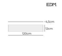 R?Glette Led 48w 120cm Blanc - Blanc Du Jour 6400k