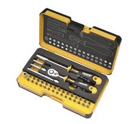 R-GO 36- SET des outils 1/4 avec cliquet Ergonic et accessoires dans XL-Strongbox 36-PC.