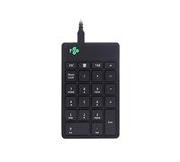 R-Go Break, Clavier numérique, USB Numpad Externe, Pavé numérique Clavier supplémentaire, avec Logiciel de Pause Anti-RSI, Filaire, Noir