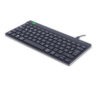 R-Go Clavier Ergonomique Compact break - Clavier - USB, USB-C - QWERTZ - Allemand - noir