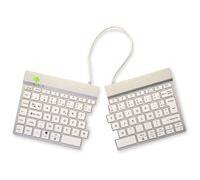 R-Go Tools Clavier ergonomique R-Go Split Break - Bluetooth, AZERTY (FR), blanc