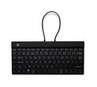 Clavier R-Go Tools R-Go Split Break - Clavier - with integrated break indicator - sans fil - Bluetooth 5.0 - AZERTY - Français - noir