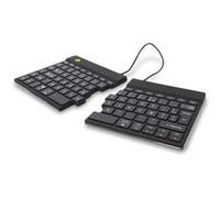 R-Go Clavier Ergonomique Split break - Clavier - avec indicateur de rupture intégré - sans fil - Bluetooth 5.0 - AZERTY - Français - noir G